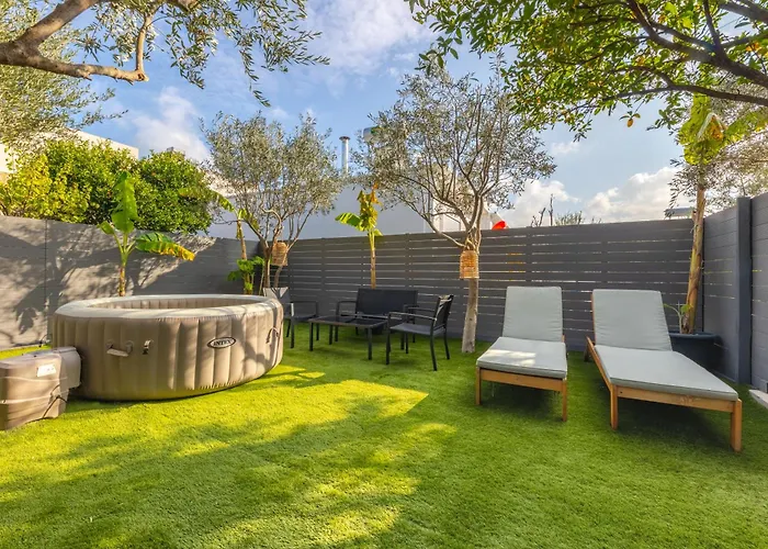 Casa vacanze Hot Tub - 5 Min To Beaches - Private Garden - Netflix Lambi (Kos)